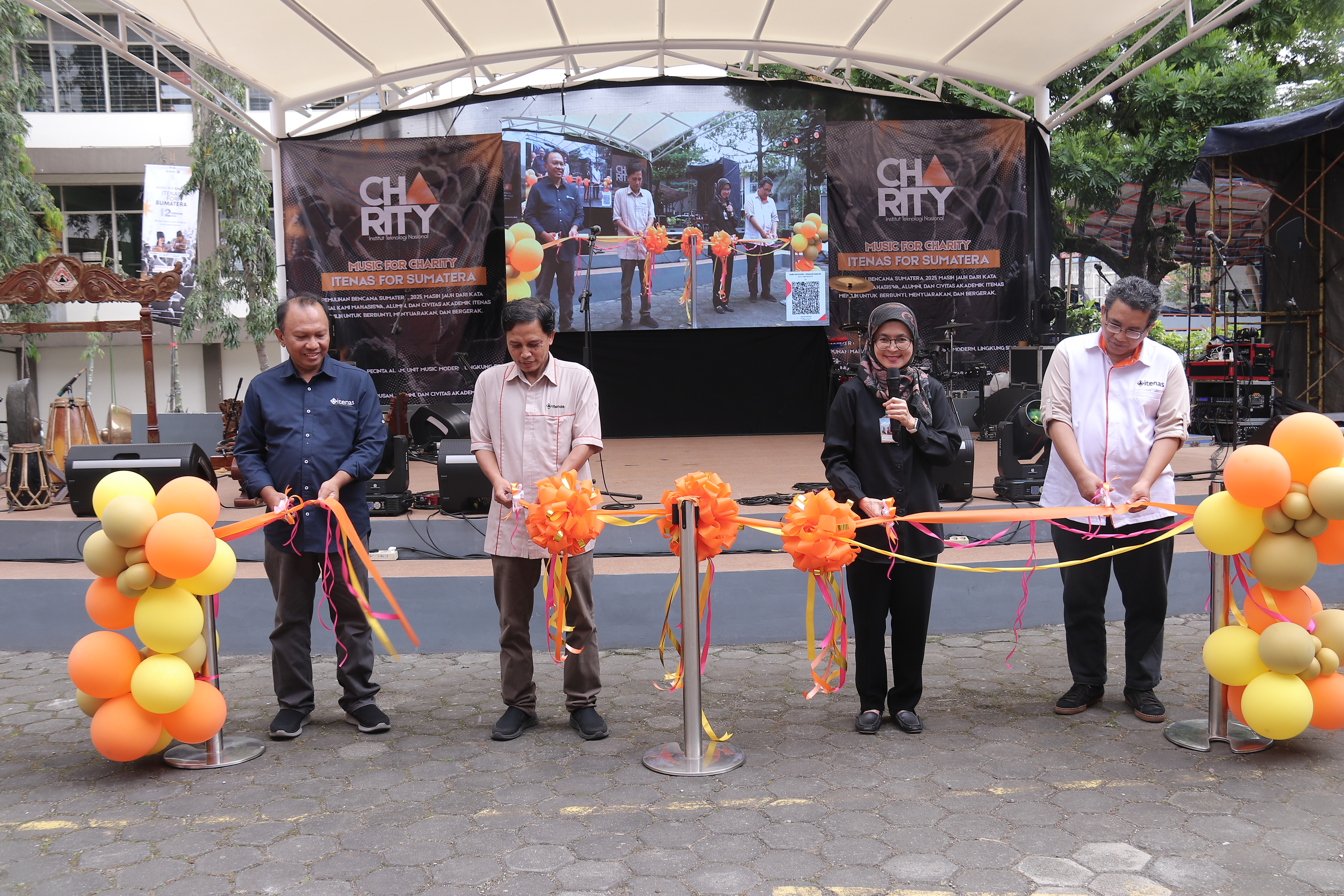 Tingkatkan Layanan Kemahasiswaan dan Kepedulian Sosial, Itenas Resmikan Fasilitas Student Centre serta Gelar "Music for Charity"