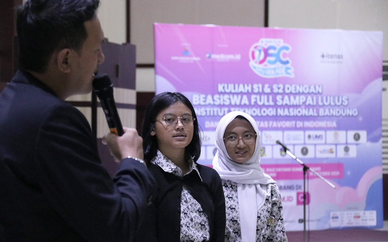 Roadshow Beasiswa OSC 2025 di Itenas Bangkitkan Semangat Generasi Berprestasi Menuju Kampus Impian