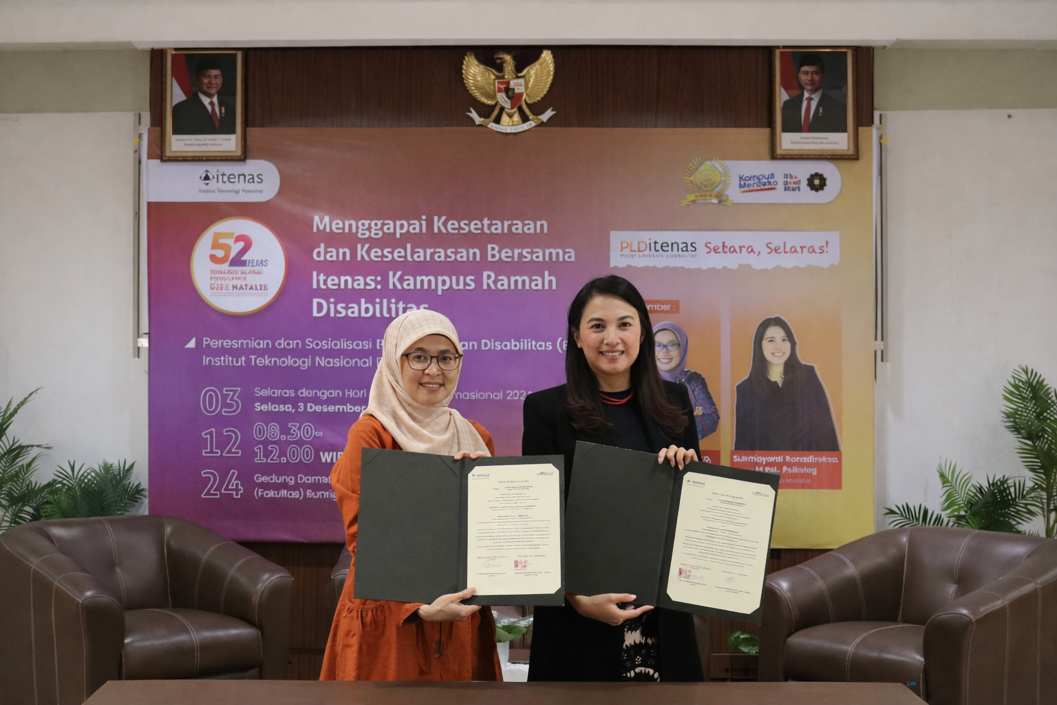 Itenas Inaugurates Disability Services Center, Realizing an Inclusive and Disability-Friendly Campus